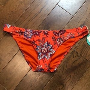 RHODE Target low rise medium coverage floral paisley bathing suit bottom size XL